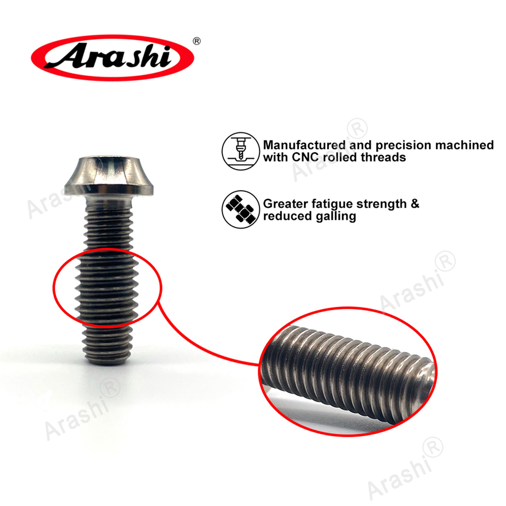 Arashi M6 / M8 Titan Montage Bolzen Motorrad Bremsscheibe Rotor Disk Schrauben Für HONDA Yamaha Suzuki BMW KAWASAKI Zubehör