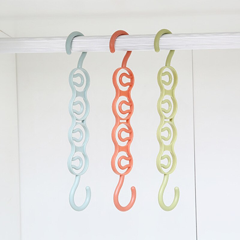 Multi-Port Support Hangers for Vertical Storage Space-Saving Necktie and Belt Hanger Multilayer Closet Accessories XHC88