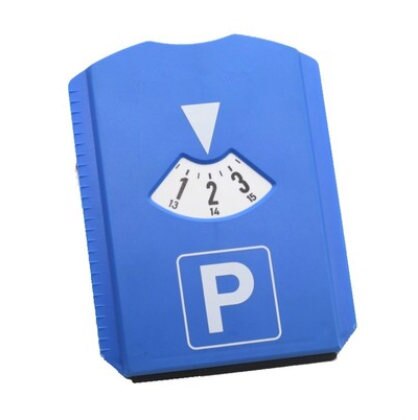 Car Parking Disc Timer Clock Time Display Blue Plastic Parking Time Tools: Default Title