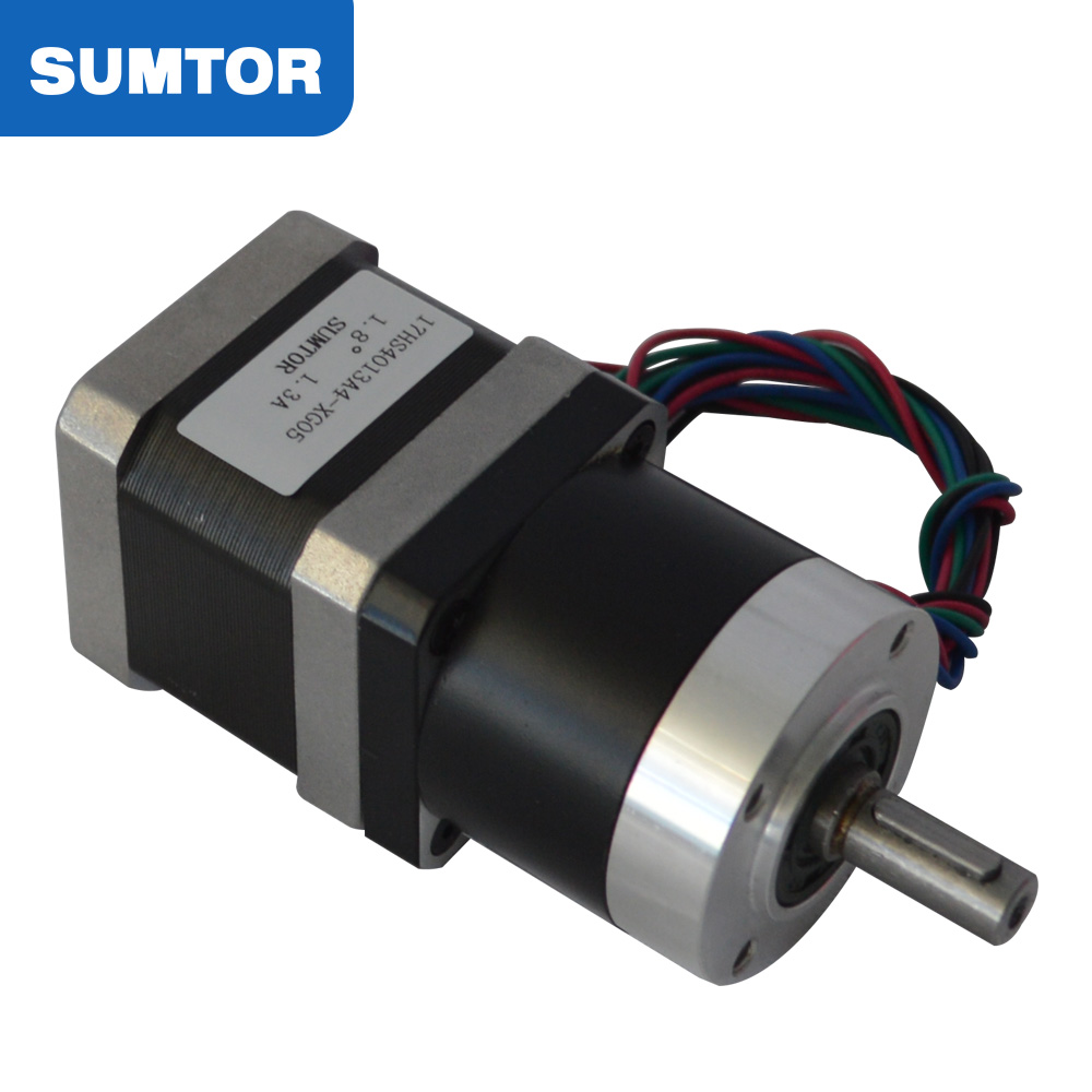 nema 17 planetary gearbox 5:1 ratio with stepper motor 40mm motor body length 40N.cm holding torque