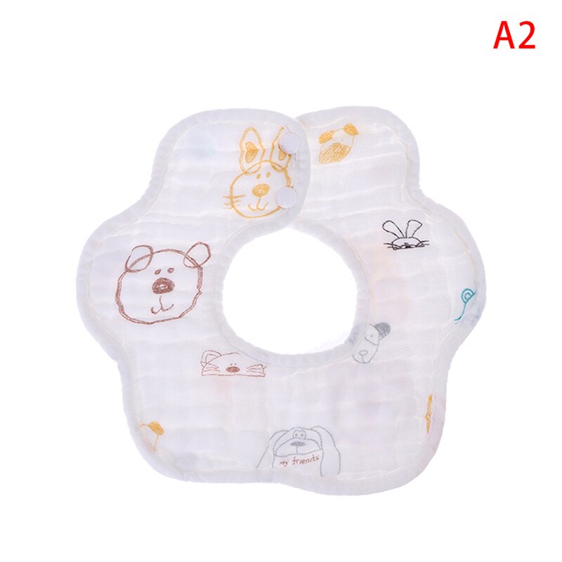 Slabbers 360 Graden Rotatie 8 Lagen Gaas Mousseline Baby Kids Bandana Baby Kids Accessoires: A2