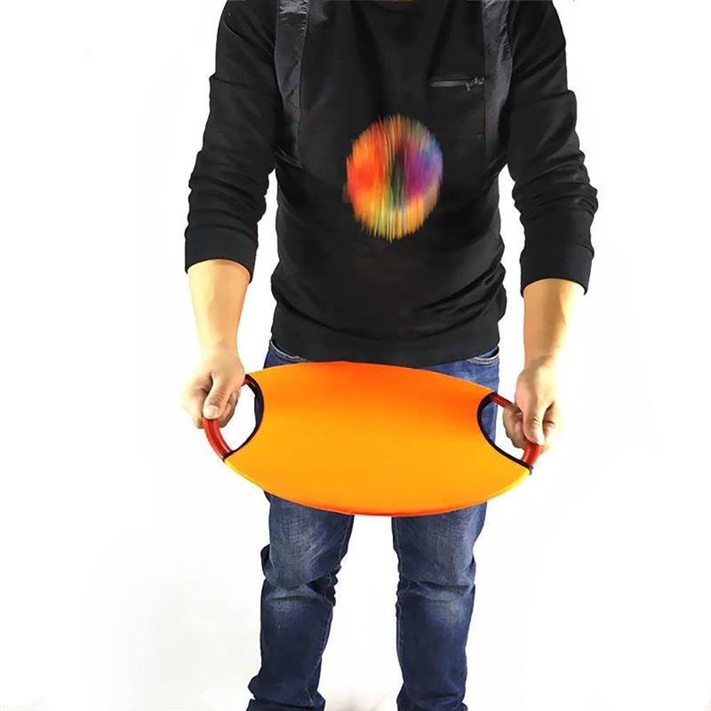 2PCS Baby Koosh Ball Silicone Skein Ball Rubber Hair Ball Baby Exercise Ball Rainbow Fidget Sensory Ball Anti-Stress Toys