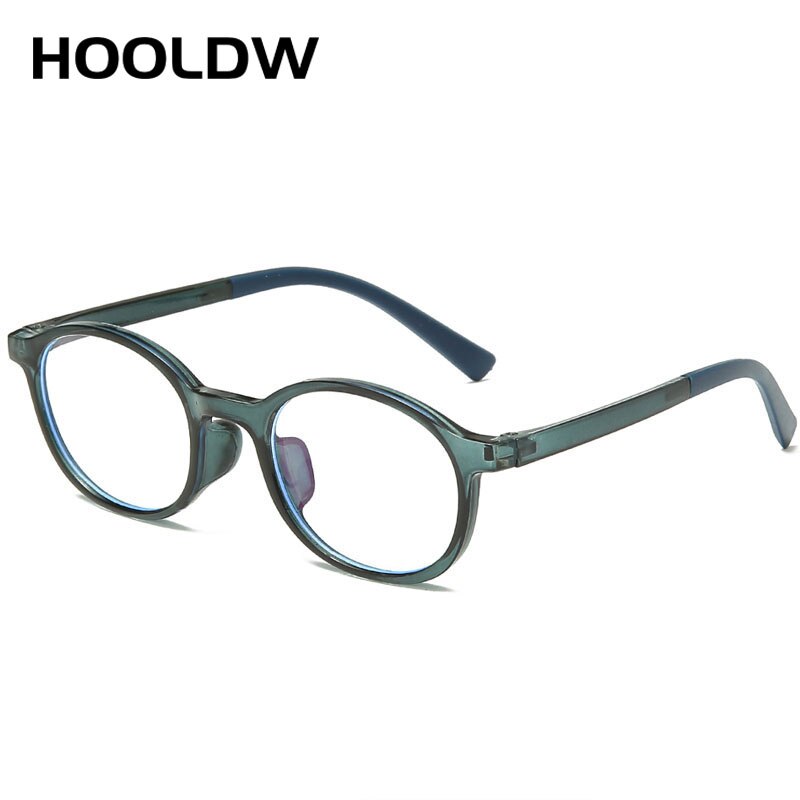Pyöreät heijastamattomat lasten lasit lapsille pojat tytöt optiset kehykset silmälasit tietokoneelle kirkkaat heijastamattomat lasit