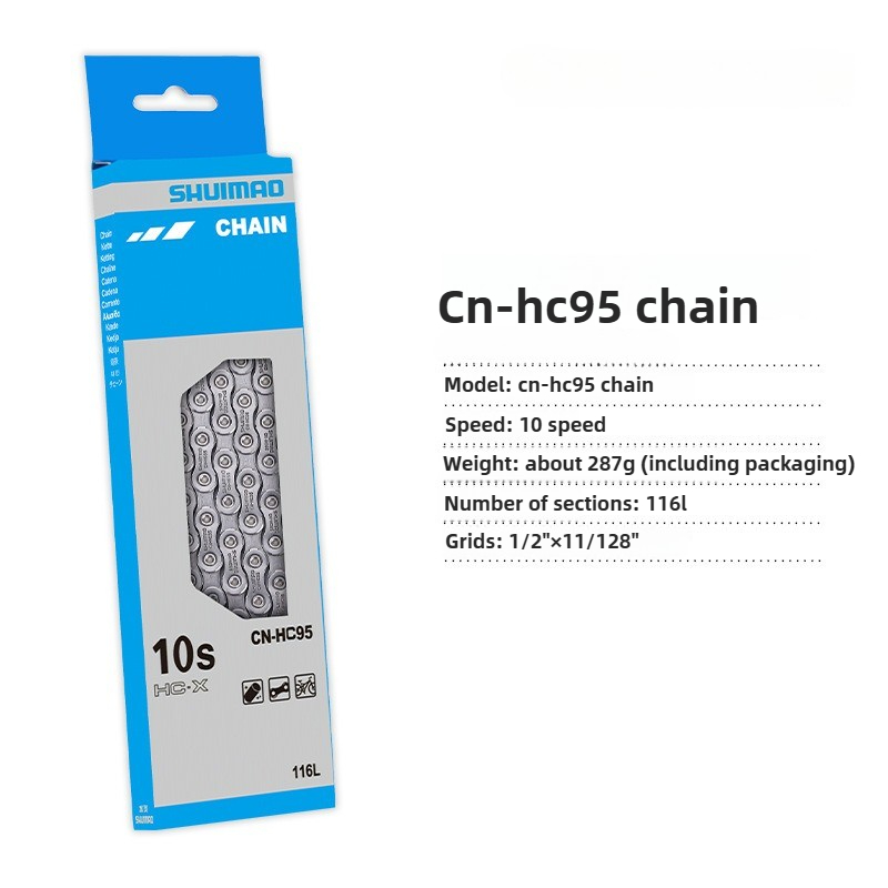 Cadena de bicicleta de 6/7/8/9/10/11 velocidades, 10v, 11v, 12v, 116/126L, cadenas originales para bicicleta de montaña, piezas de bicicleta