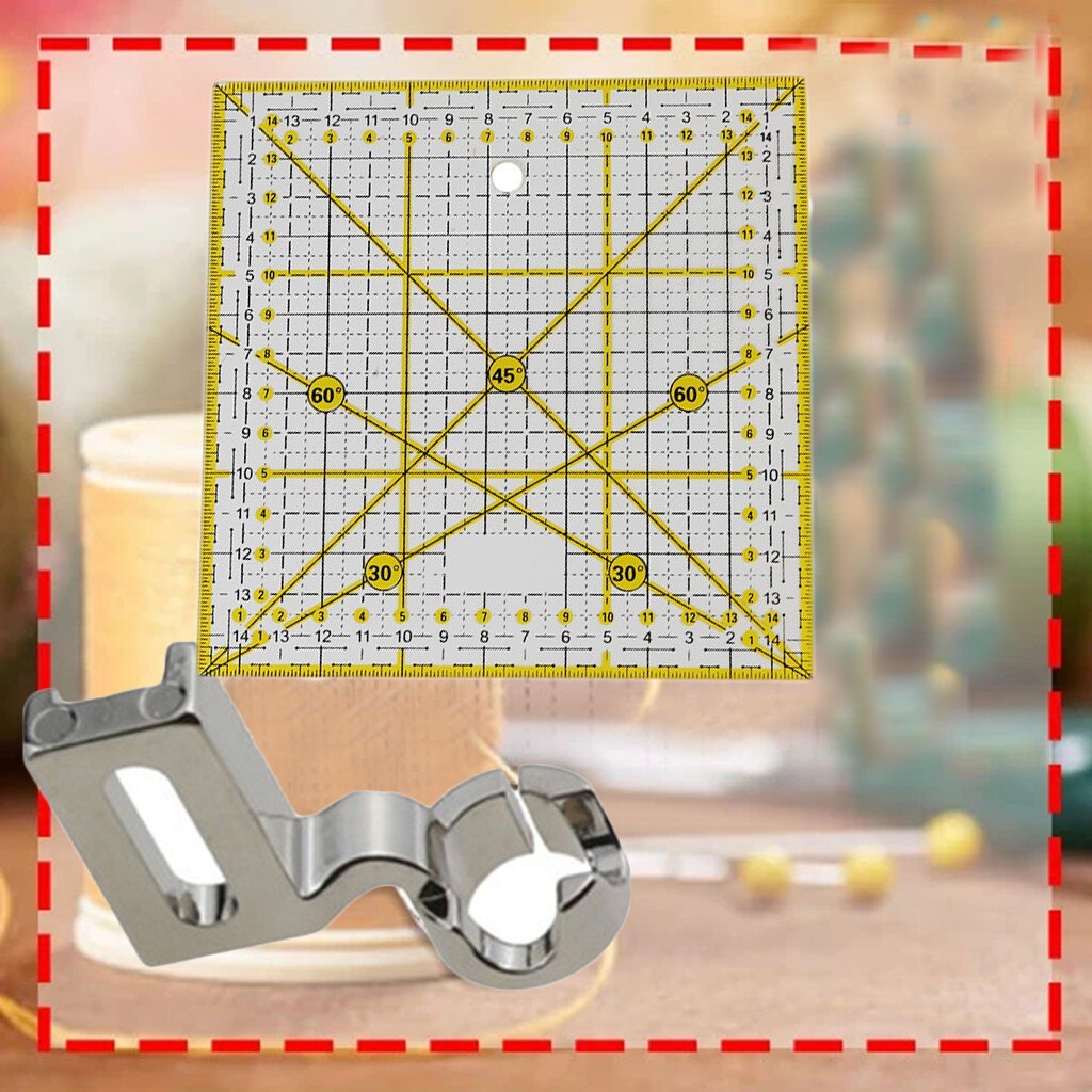 DIY Quilting Sewing machine presser foot Patchwork Foot Quilting Embroidery High Shank For Sewing Machine Tool and accessories #