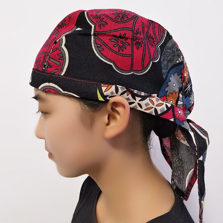 Miesten ja naisten ruokahygienia kokki korkki ravintola pölytiivis keittiö ruokala sushikokki työhattu: 5