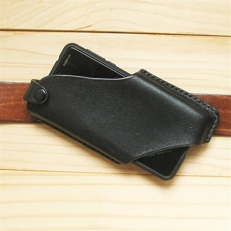 Belt Clip Holster Case Voor 6.5 Inch Taille Telefoon Tas Pu Lederen Pack Covers Shell Accessoires Mini Tassen