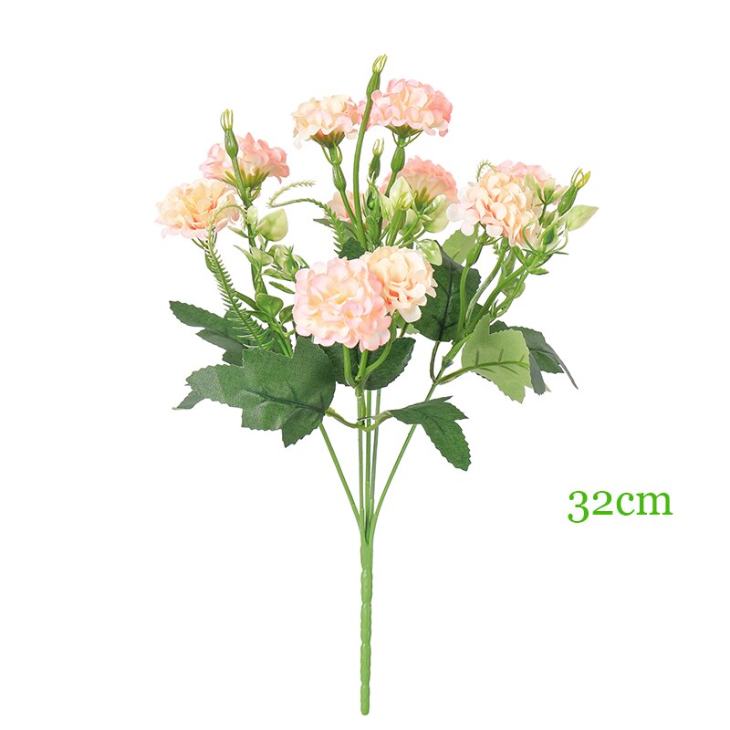 1 stk 10 hoveder krysantemum blomstergren kunstige ikke-vævede stoffer hjemmepyntende kunstige blomster blonder dekorative