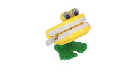 4pcs/lot Wind Up Toys Novelty Windup Teeth Windup Teeth Clockwork Teeth Toys Plastic Electric Clockwork Toys For Baby Toys