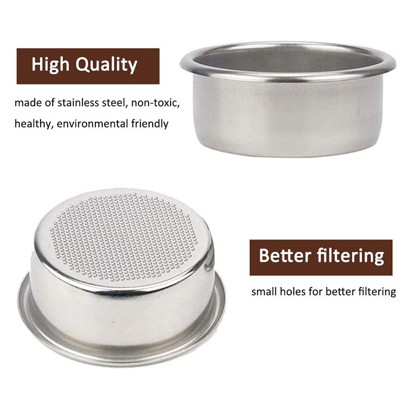54mm Filter Basket Compatible for Breville Portafi... Grandado