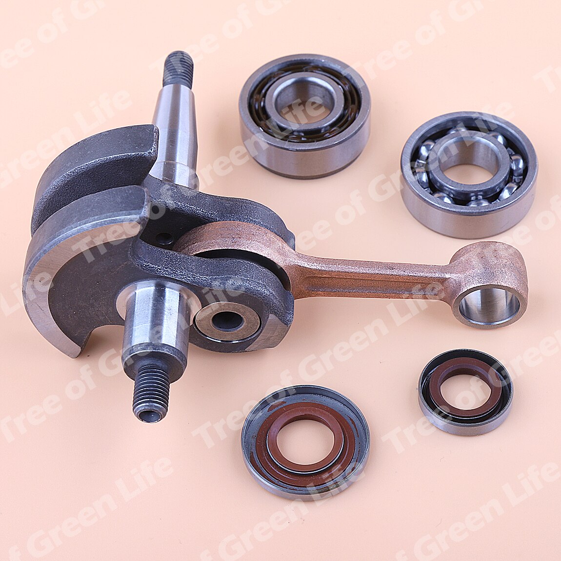 Cigüeñal para Stihl BR340 BR380 BR420, conjunto de sellado de aceite, pieza de repuesto para soplador de mochila