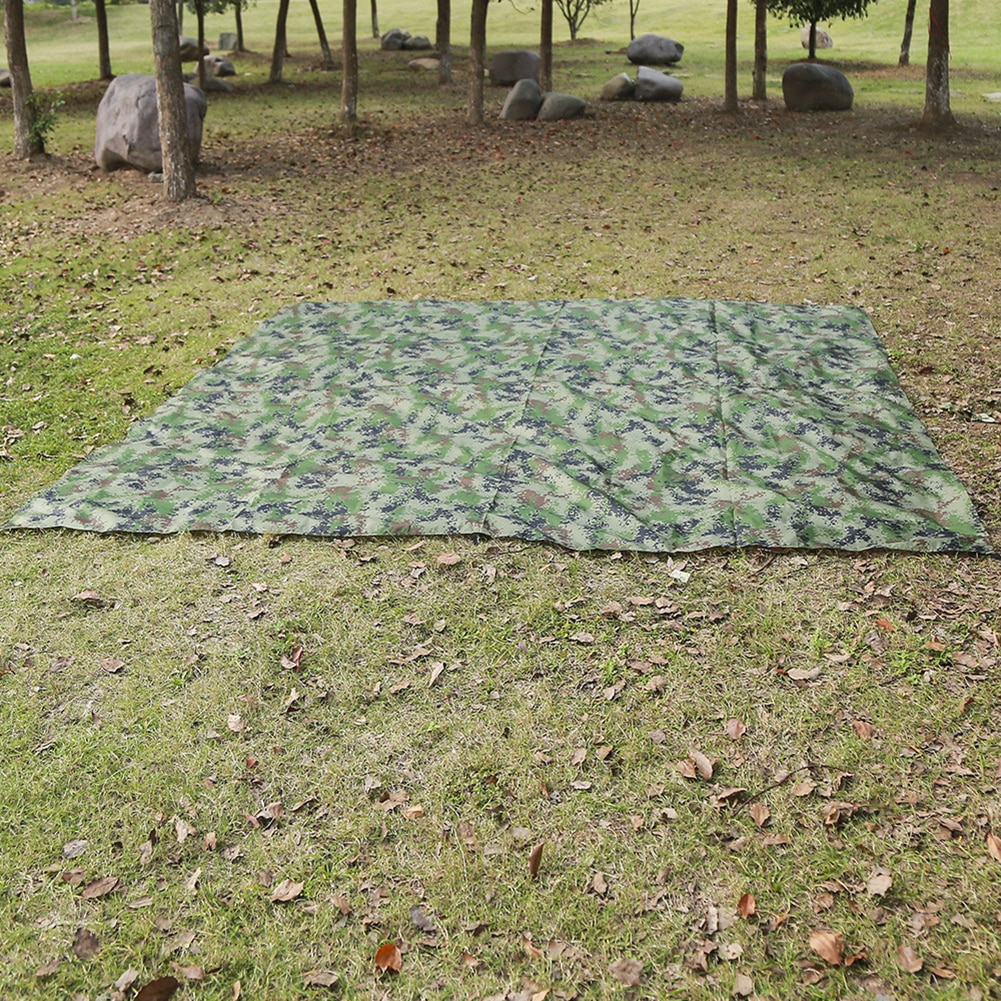230cm*140cm vandtæt presenningstelt skygge udendørs camping hængekøje regnflue anti-uv haven fortelt baldakin solskærm ultraligh