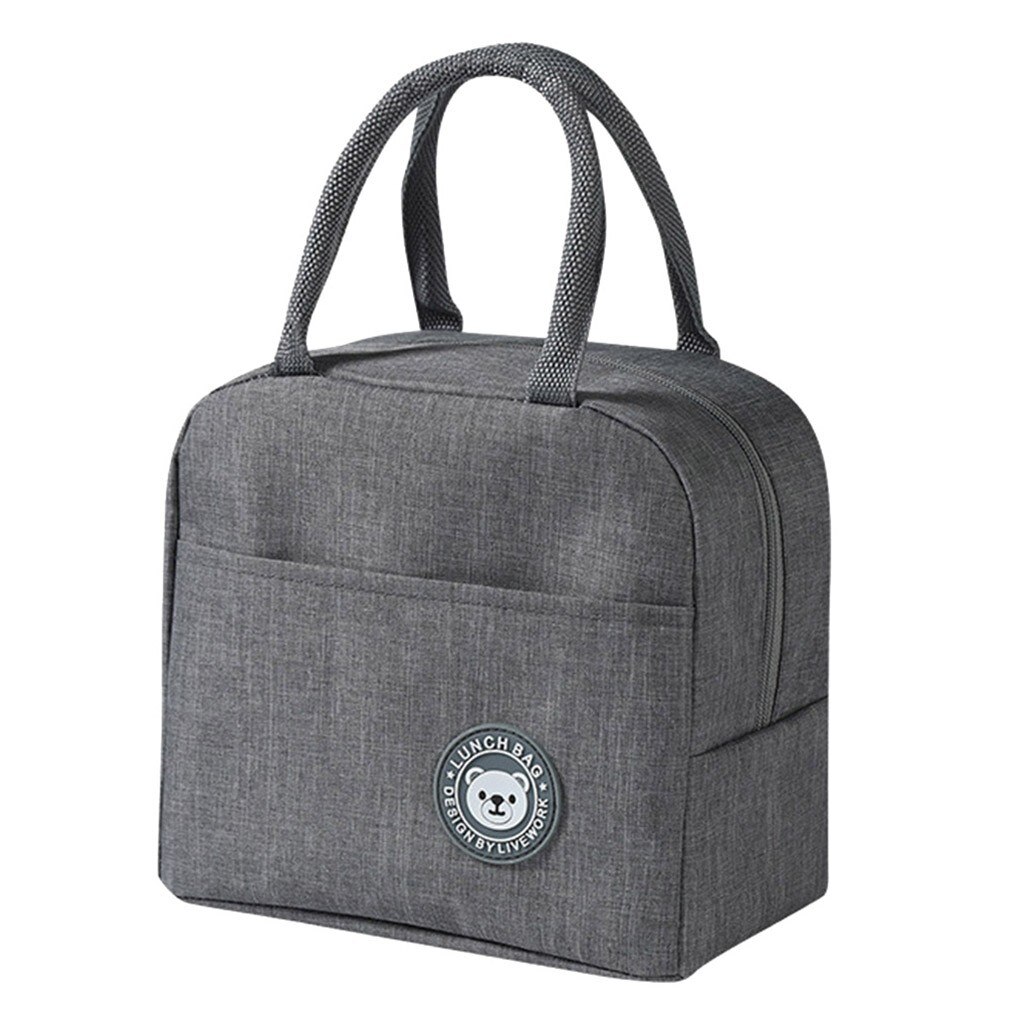 Lunch Bag Bolsainsulated Picnic Cartoon Carry Case Thermal Portable Cold Lunch Bag Bento Bag Bolsa Termica Сумка Холодильник: B