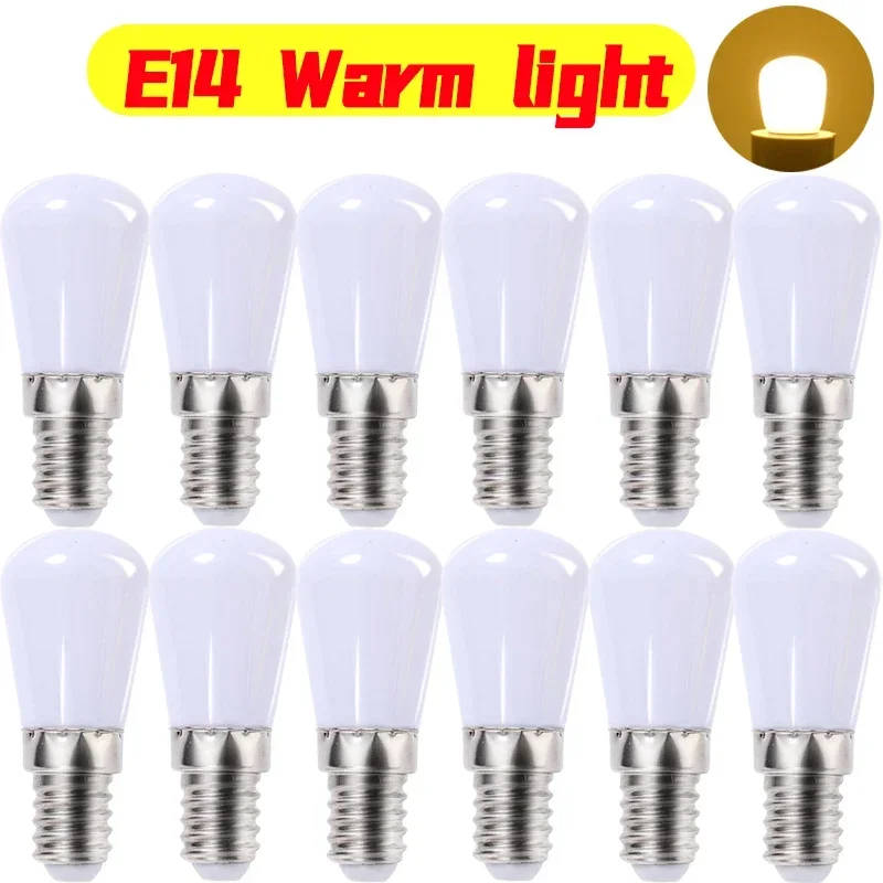 20/1pc led-køleskabspærer,  e14 e12 220v -natlamper, energibesparende køleskabsskabsdisplaylamper, boligindretningspærer: Grøn / 4 stk
