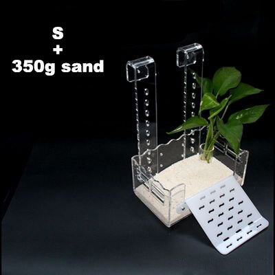 Turtle Basking Platform Height-Adjustable Hanging Amphibian Platform Fish Tank Aquarium Platform Tortoise Resting Terrace: 5S