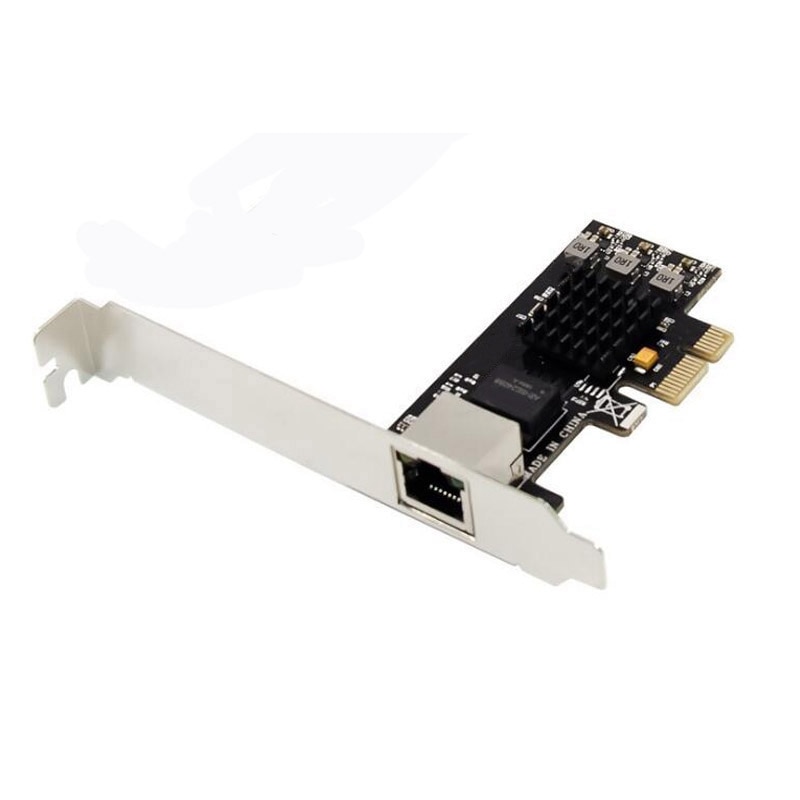 Pci-e 2.5G Singola Porta Ethernet Adattatore di Rete Pci-E X1 2.5G Scheda Lan Rtl8125 Supporta 2.5G e1G Lite modalità