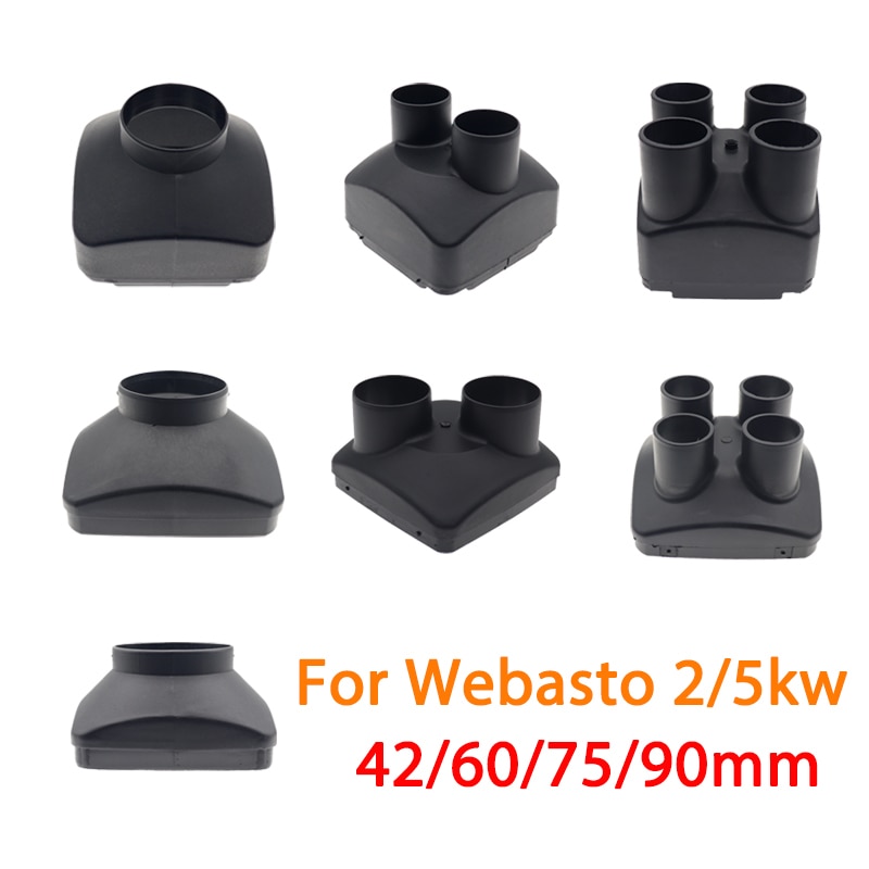42/60/75/90mm ventilasjonsdeksel for luftutløp for 2kw / 5kw luftdiesel parkeringsvarmer deler til webasto varmeapparat for bilvogn buss campingvogn