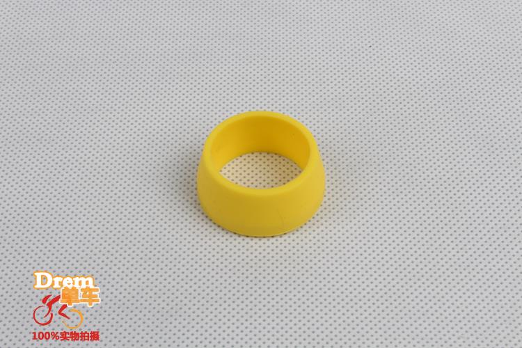 MTB Mountain Road Bicycle Seatpost Cover Silicone Waterproof Protector Seat Post Tube Rubber Ring Dust Cover Cycling Parts: 30-34mm yellow