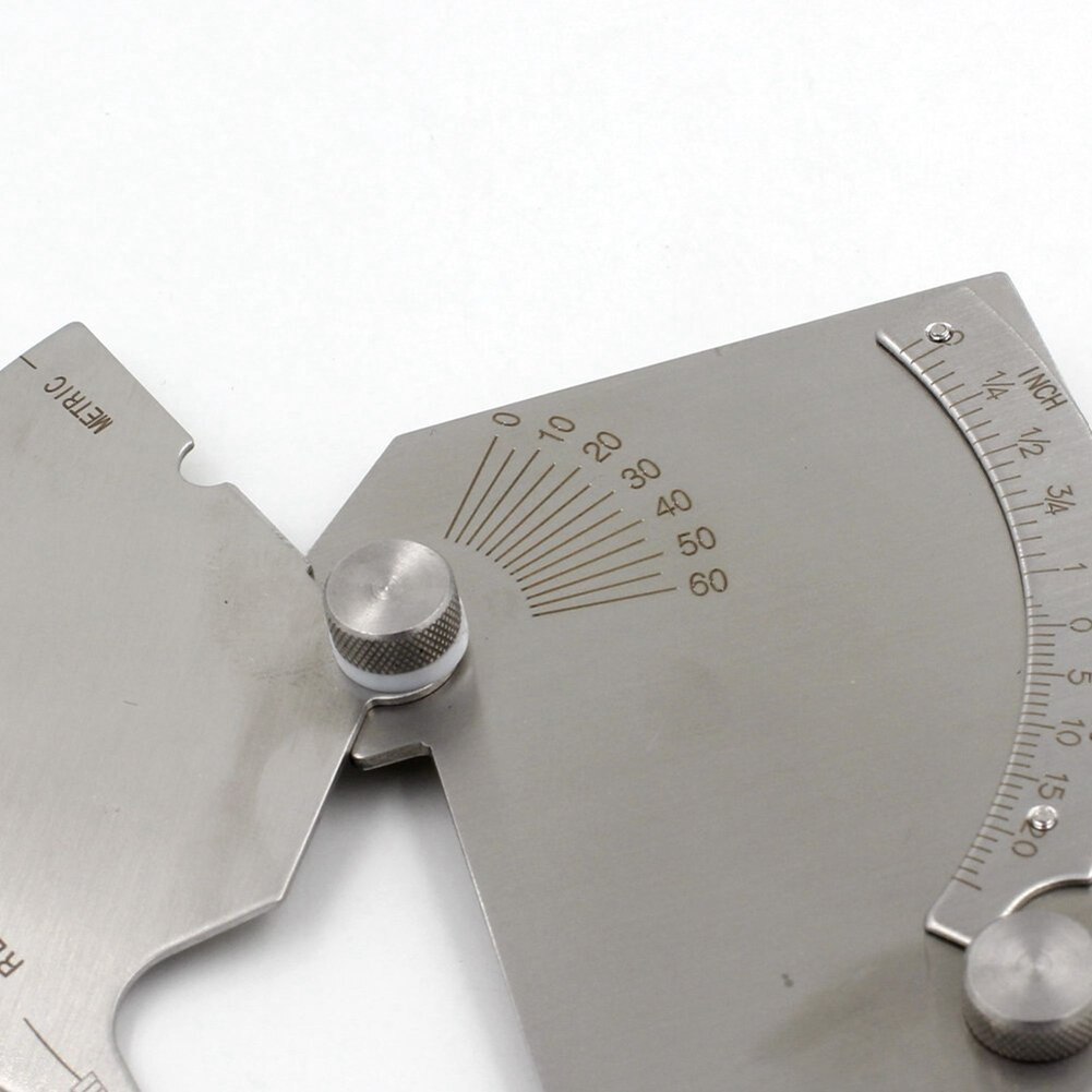 Welding Measure Tool MG-8 Weld Gauge Stainless steel Seam Inspection Ruler Bridge CAM Welding Gage AL1063 INCH Tool