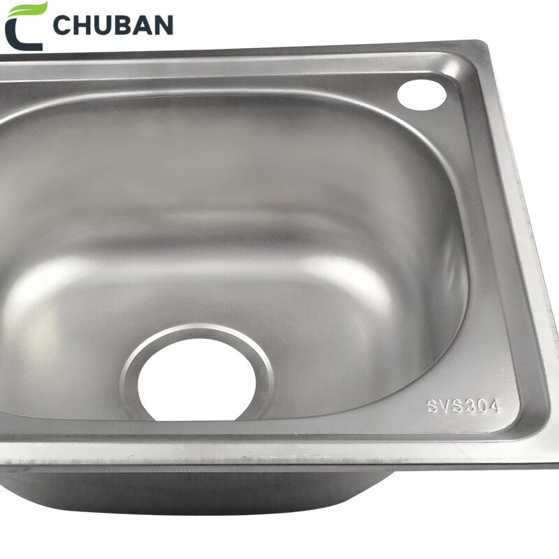 Chuban Duurzaam Rvs Spoelbak Enkele Wastafel Enkele Wastafel Keuken Wastafel Wastafel Spoelbakken Zonder Kraan N112