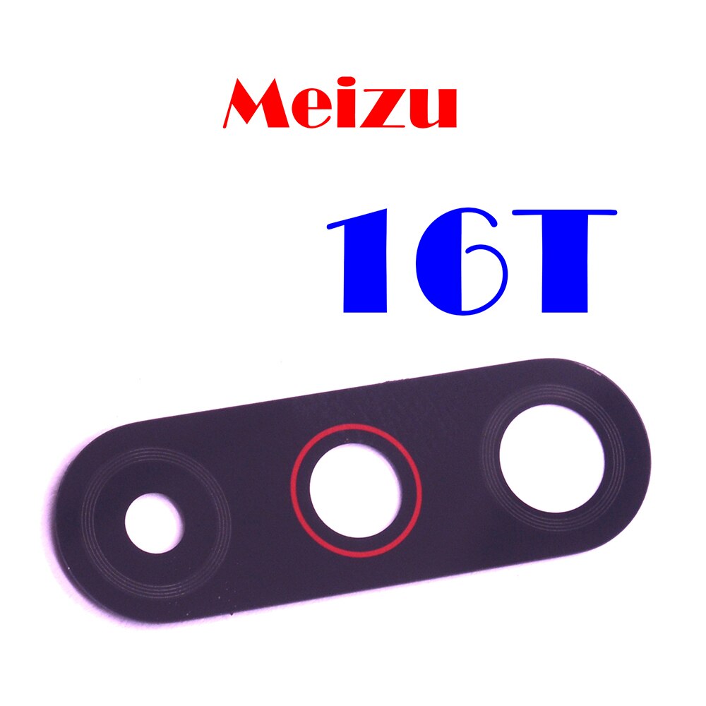 Trasera de vidrio de lente de la cámara trasera para MEIZU 16T 16S pro 16X 16XS Meizu 16th meizu 15 plus lite de M15: 16T