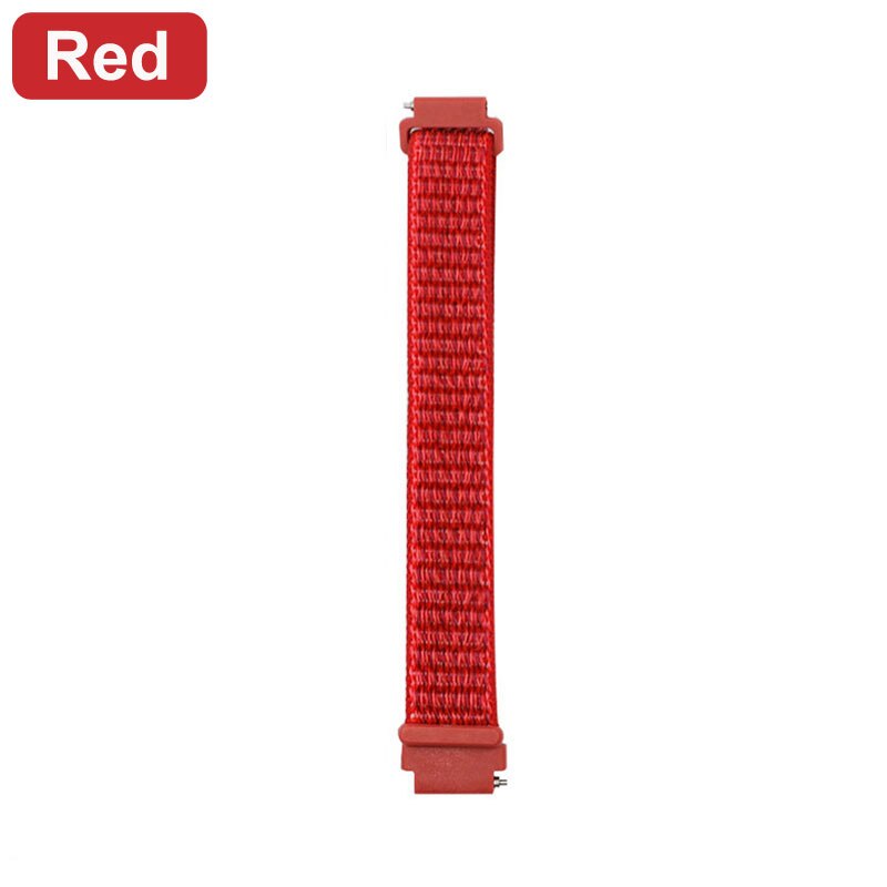 Fitbit Inspire HR Band Replacement Bracelet For Fitbit inspire Nylon Wrist Strap Velcro Wristband Smart accessories: Red
