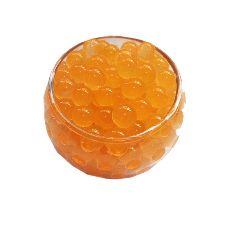 Crystal Soil Hydrogel Gel Polymer Water Beads Flower/Wedding/Decoration polymer Growing Water Balls Big Home Decor: orange