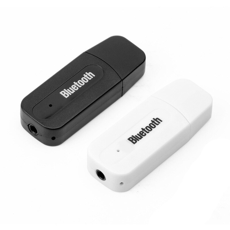 Draadloze Usb Bluetooth Adapter Audio Receiver Adapter Draadloze Muziek A2DP Dongle Met 3.5Mm Jack Aux Zender Usb Opladen: Default Title