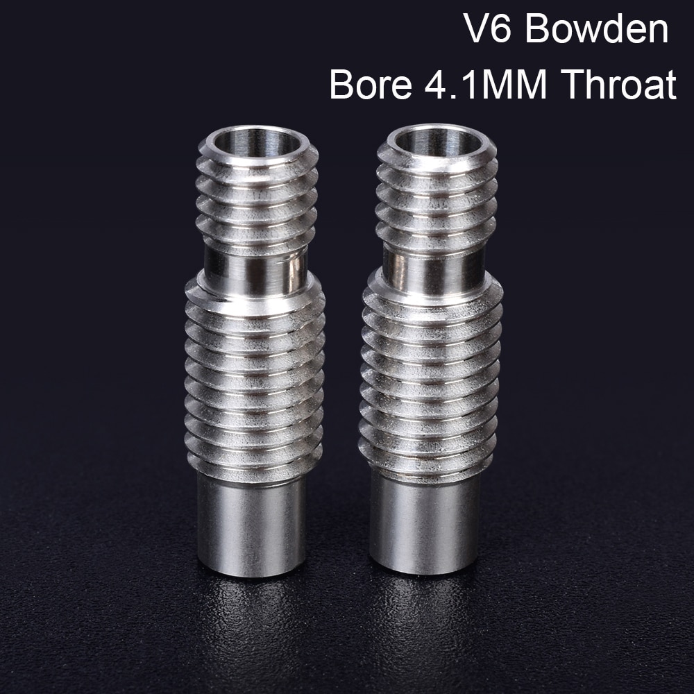 V6 keel  v6 hittebreker voor  e3d v6 hotend verwarmingsblok boring 4.1mm bowden roestvrijstalen voeding 3d printeronderdelen