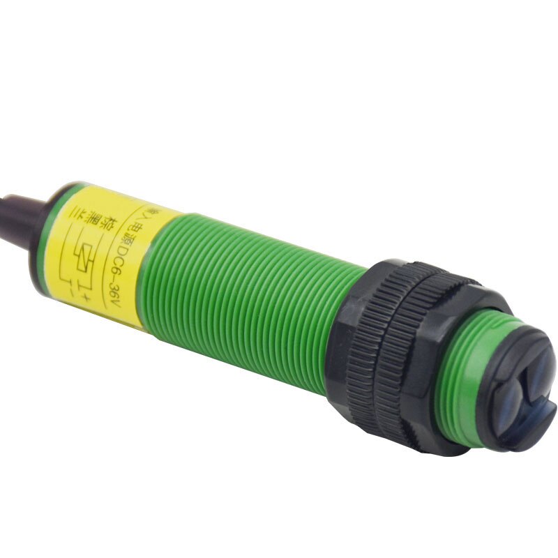 Interruptor fotoeléctrico de reflexión difusa infrarroja E3FN-DS200C2 NPN NC, 0-200cm, range40-200cm de detección ajustable