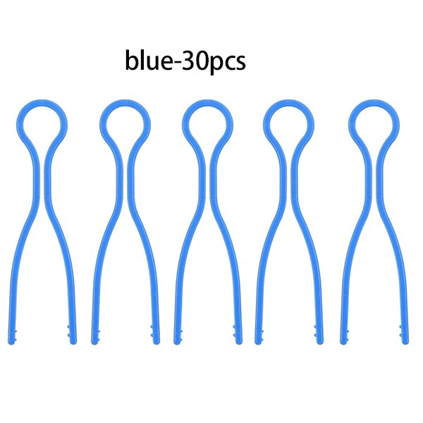 30Pcs 4 Kleuren Plastic Spoel Draad Houders Draad Spoel Clips Klemmen Voor Diy Klossen Borduurgaren Spoelen Organiseren: 2