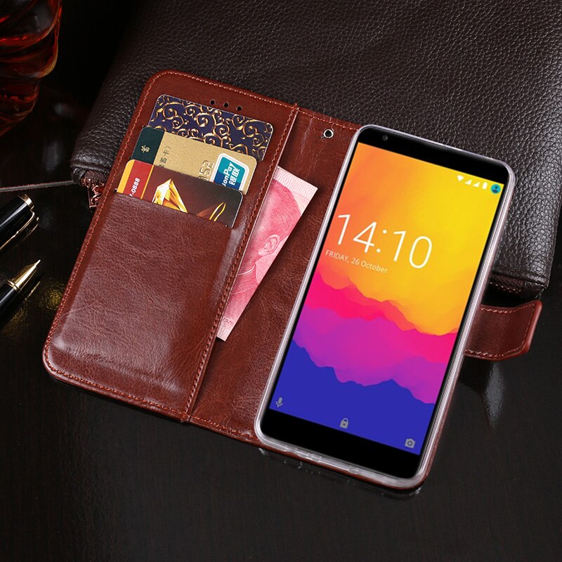 Voor Prestigio Muze U3 Lte Flip Leather Back Cover Schokbestendig Magnetische Bumper Telefoon Boek Case Op Prestigio Muze U3 Lte cover