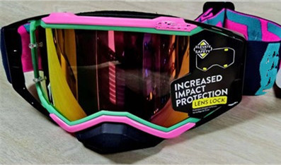 prospekt motocross briller terrengsykkel briller mx atv mtb goggle skitt sykkel av vei moto goggle motorsykkel hjelm glass: Rosa