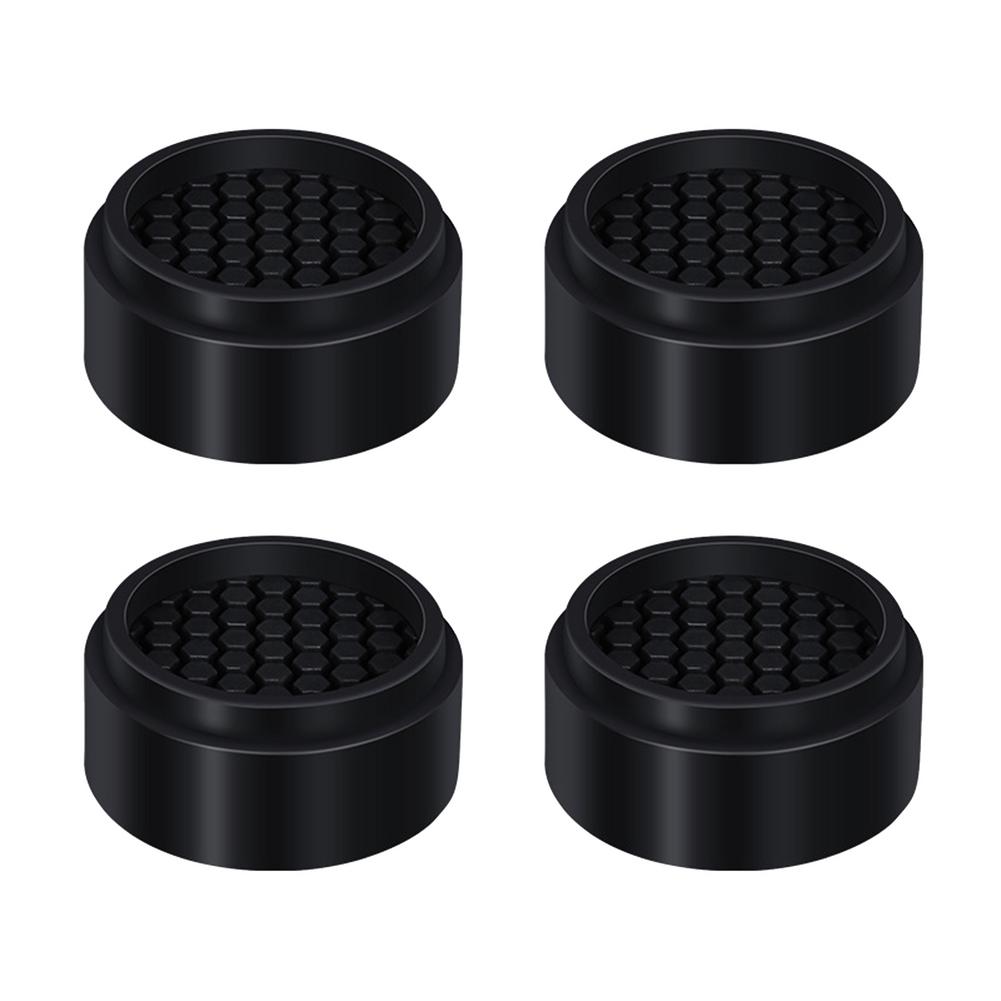 4pcs Foot Mats Anti-Slip And Shock Absorption Universal Rubber Pad Protective Pad Bed Table Box Tapered Shock Floor Instrument A: washer machine pad