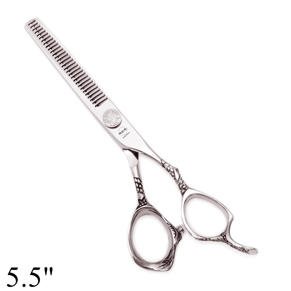 Paarse Draak 5.5 "6" Kapper Kappers Schaar Professionele Jp 440C Haar Knippen Schaar Dunner Schaar Z9009: Z9001-T-55N