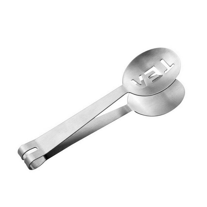 Rustfrit stål tepose tang mini klip te blad si genanvendelig tepose squeezer si holder greb metal ske.: Default Title