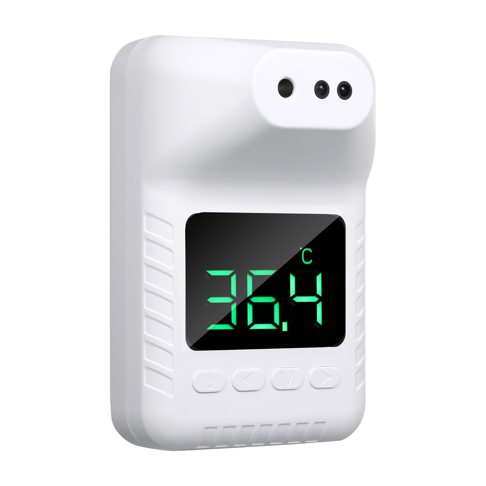 Digital Thermometer Wall-Mounted Non-contact Infrared IR Automatic Alarm LCD Display Electronic Thermometer For Body: Style 01