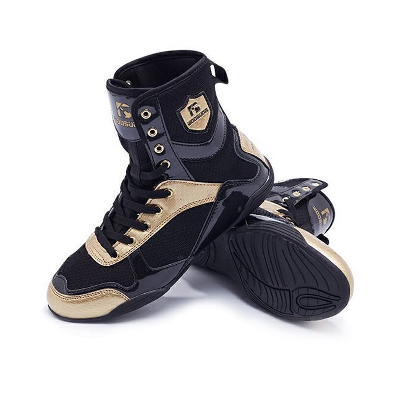 Transpirable zapatos de lucha de los hombres Ligtht Fghting boxeo zapatos para Hombre Zapatos de malla de boxeo talla de zapatillas 36-47 atléticos zapatillas de deporte