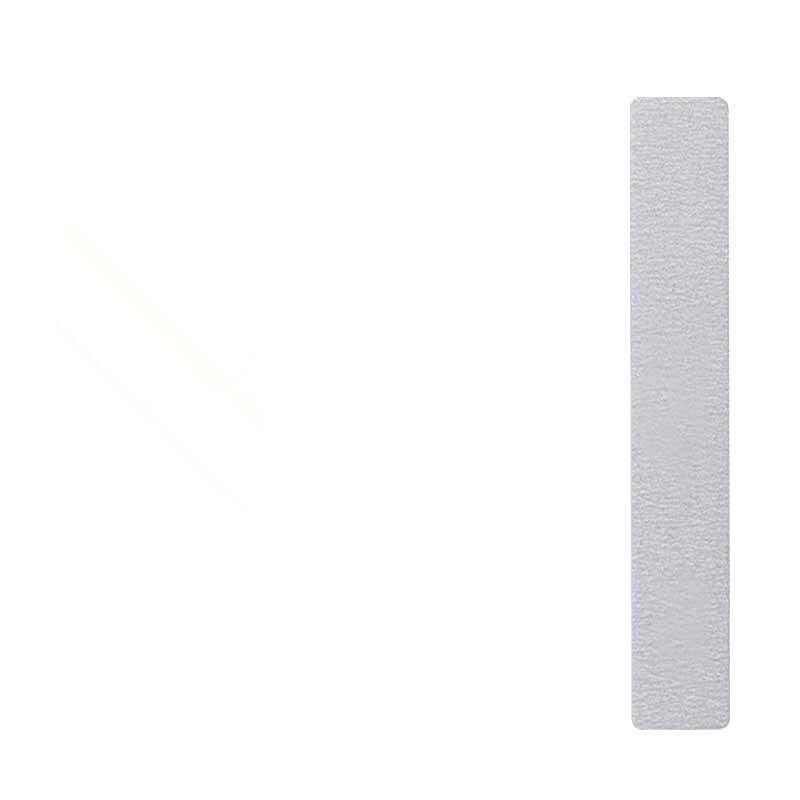 Limas cuadradas profesionales para uñas, 1 Uds., papel de arena de media luna 100/180, bloques de pulido de uñas, herramientas para el cuidado de la manicura y pulido: E
