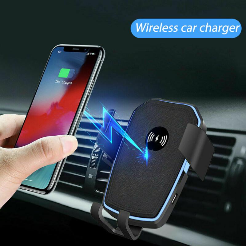 10W Qi Fast Car Wireless Charger Intelligent Infrared Fast Wireless Charging Car Mount For Air Car Phone Holder Car Accessories