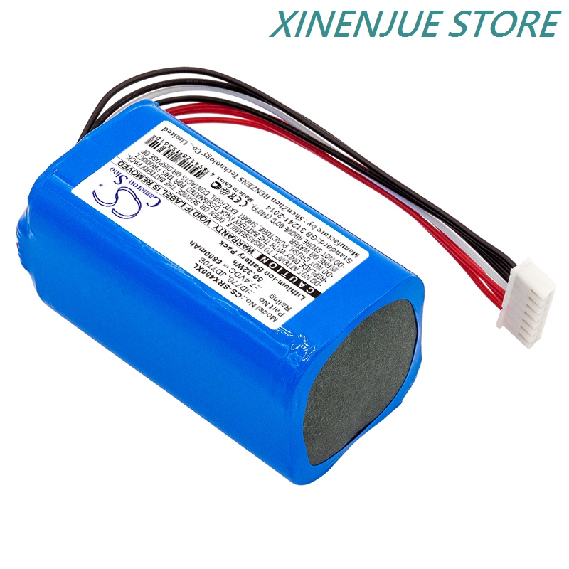 Batterie de haut-parleur 7.4V/5200mAh/6800mAh ID770,JD770B,ID659B pour Sony SRSXB40,SRSXB41,SRS-XB40,SRS-XB41