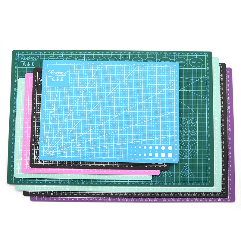 PVC A3/A4 3mm Cutting Mat Board Patchwork Flexible Multipurpose Self Healing Cutting Mats For Quilting Double-Sided Durable