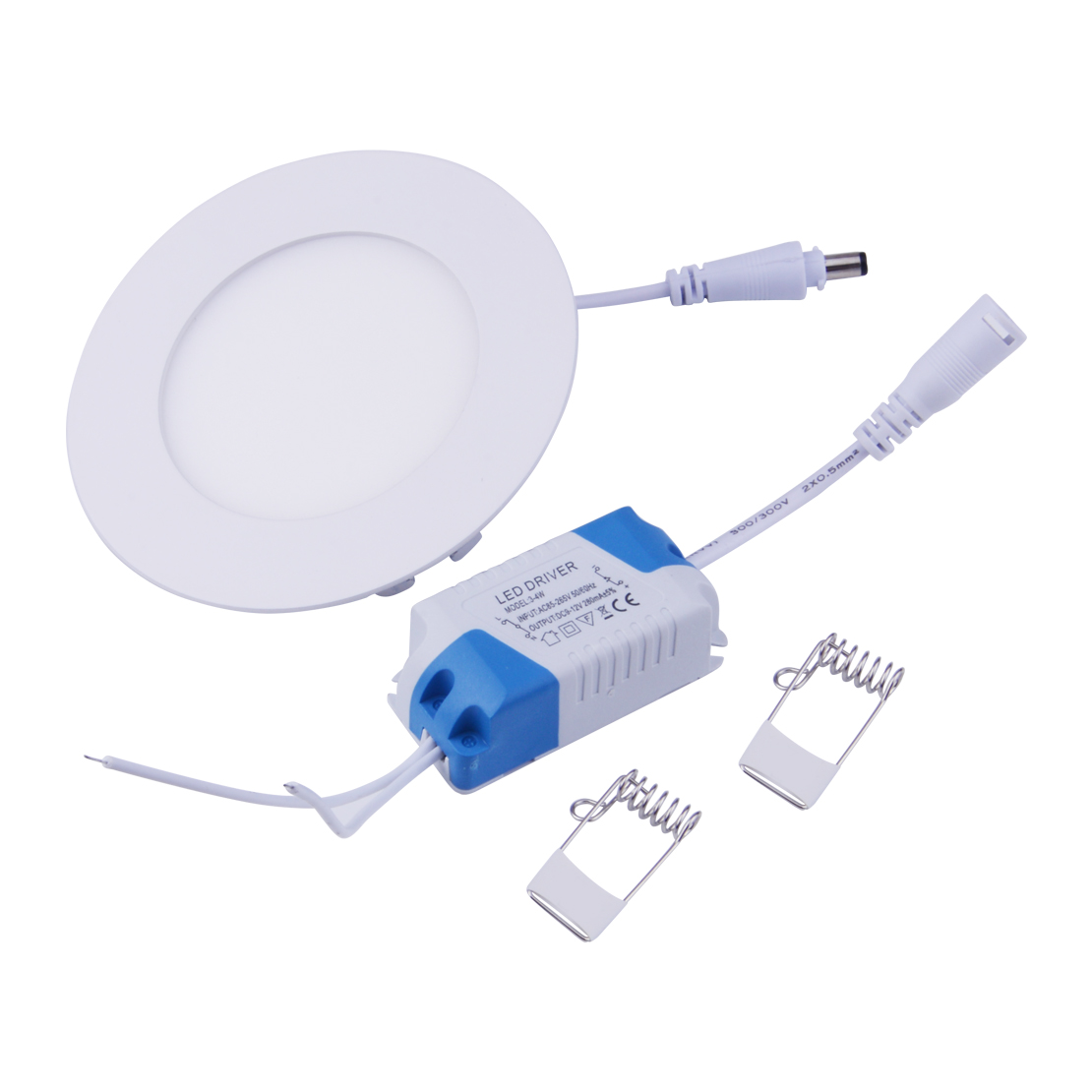 Neue Dimmbare 12V LED Downlight RV Camper Trailer Boat Innen Panel Decke Einbau Unten Dome Licht mit Clip