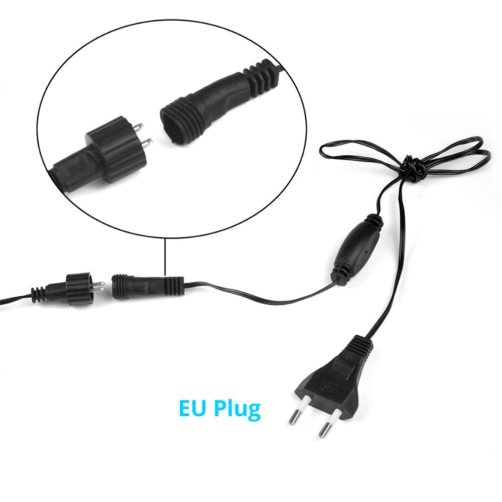 2.5m 5m 10/20 lysdioder pærer streng utendørs belysning vanntett vegglampe bryllup bursdagsfest hage dekorasjon 110v 220v