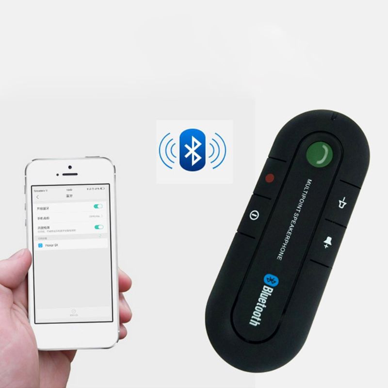 Bilvisir inbyggd bluetooth högtalartelefon bil bluetooth telefon bluetooth handsfree bärbar trådlös bluetooth hörlur
