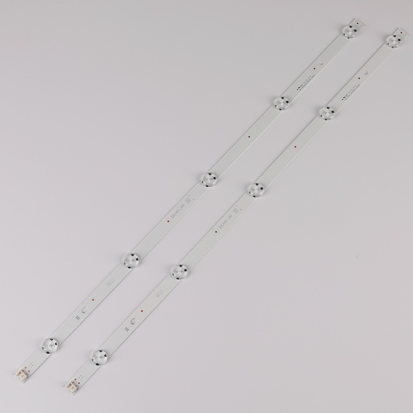 Led bakgrunnsbelysningslist (2) for  lg 32 lh 510 32 lh 590b 32 lh 570u 32 lh 515b 32 lh 520b 32 lx 300c 32 lh 595u 32 lw 300c 32 lf 501 ssc _32 lj 57_ s _5 led