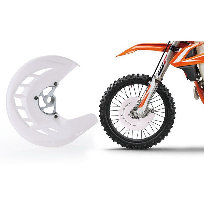 Moottoripyörän etujarrulevyn suojus ktm 125 150 250 300 450: Valkoinen