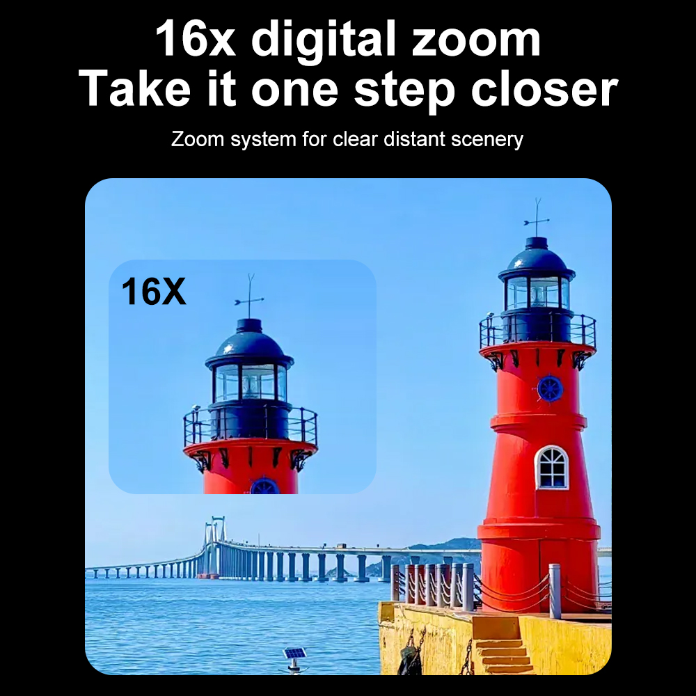 Cámara Digital con enfoque automático, 50MP, FHD, 1080P, cámara para niños, Zoom 16x, cámaras de vídeo Flash integradas, de cumpleaños para adultos y niños