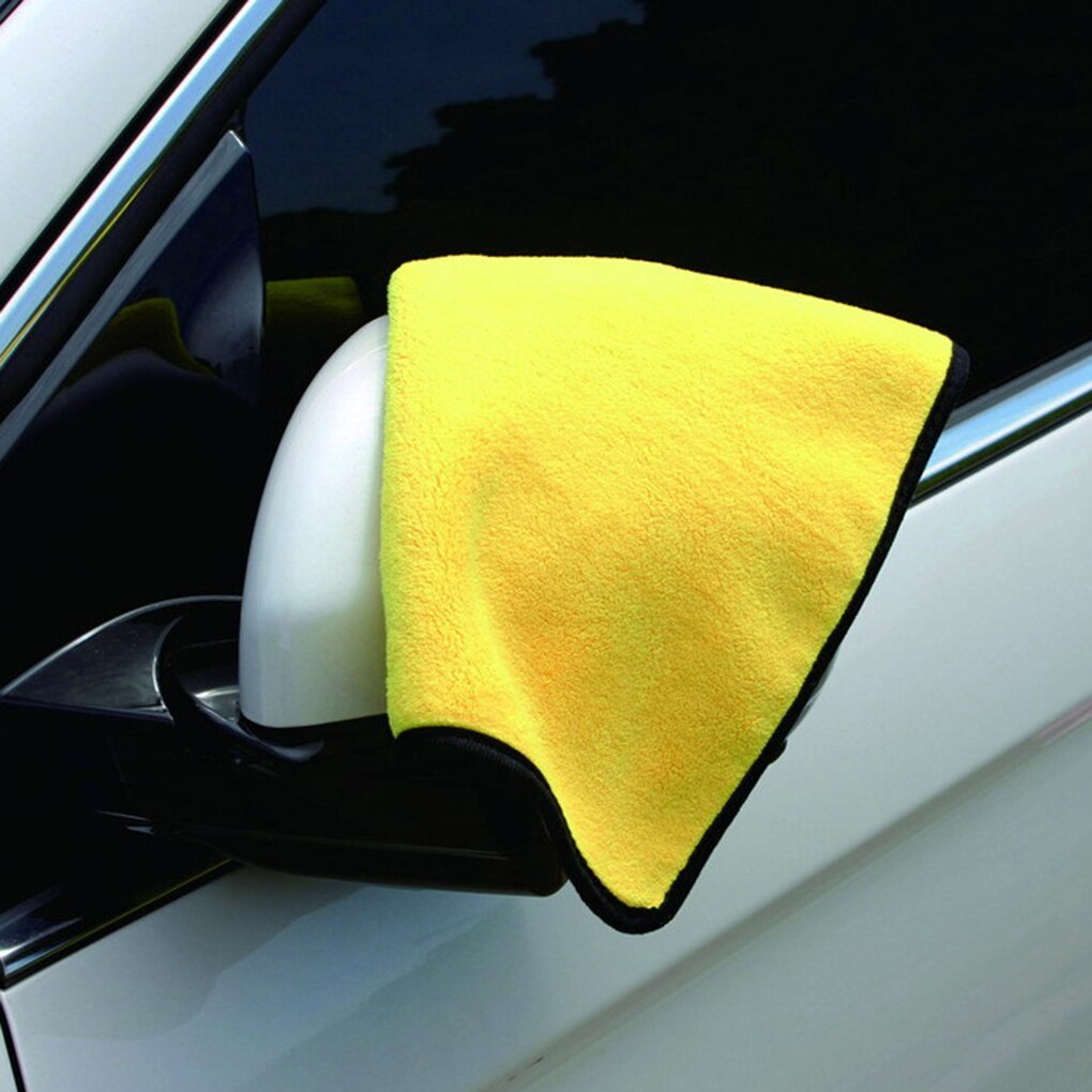 Soft Microfiber Car Washing Thickening Towels Water Absorber Anti Hairs Falling Automotive Cleaning Tools