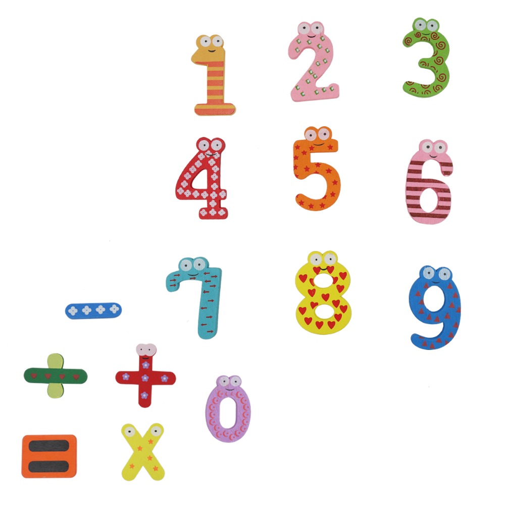 15 Pcs Magnetische Aantallen Math Digitale Baby Educatief Speelgoed Stickers Home Decor Stickers Op De Koelkast 30% off